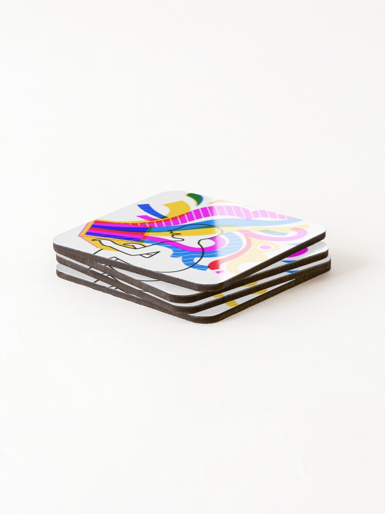 Thumbnail 4 of 5, Coasters (Set of 4), Creative Flow designed and sold by ejcreative.