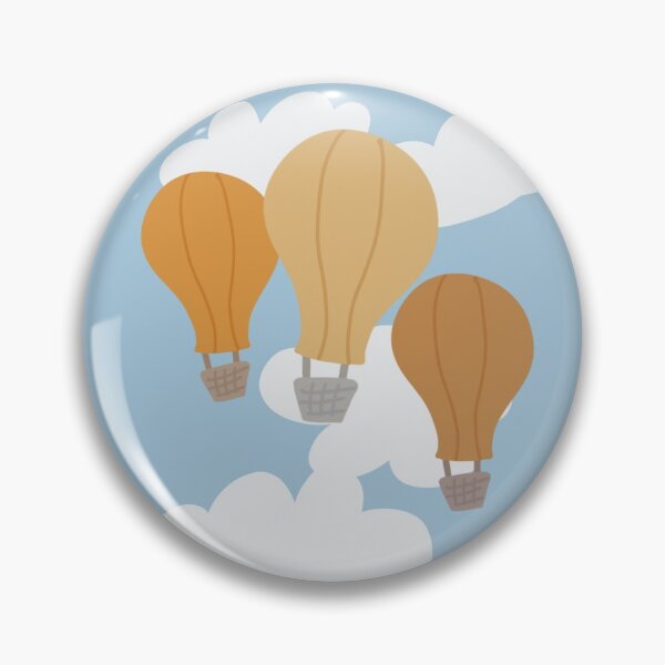 Item preview, Pastel Hot Air Balloon Print designed and sold by faithprints.