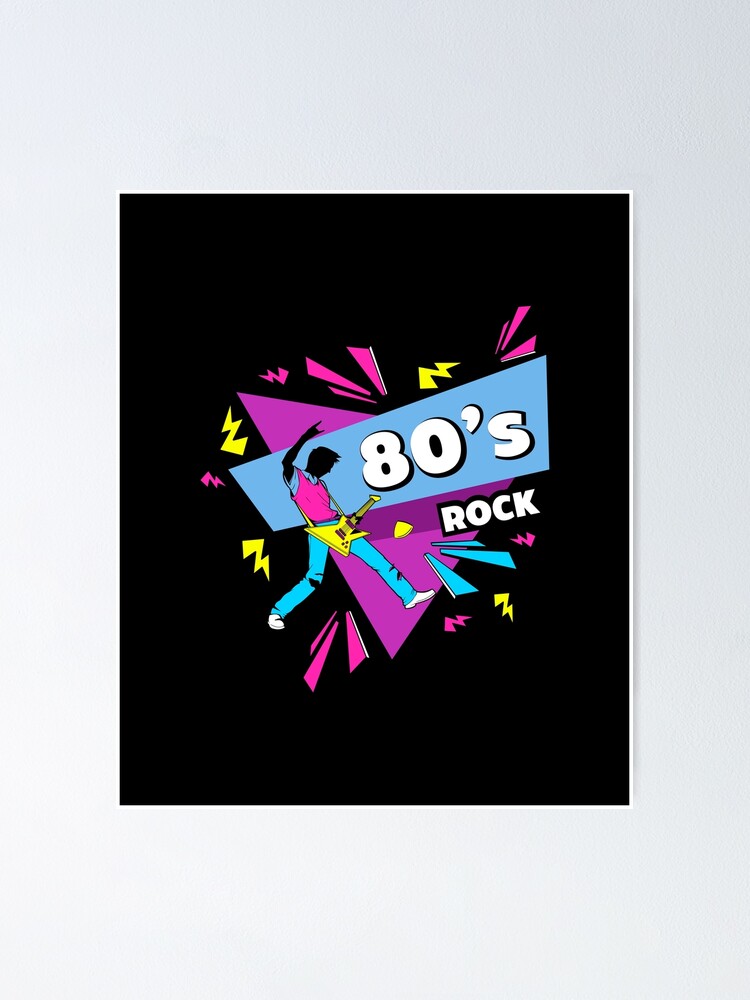 Thumbnail 1 of 3, Poster, 80 s ROCK designed and sold by jcorres.