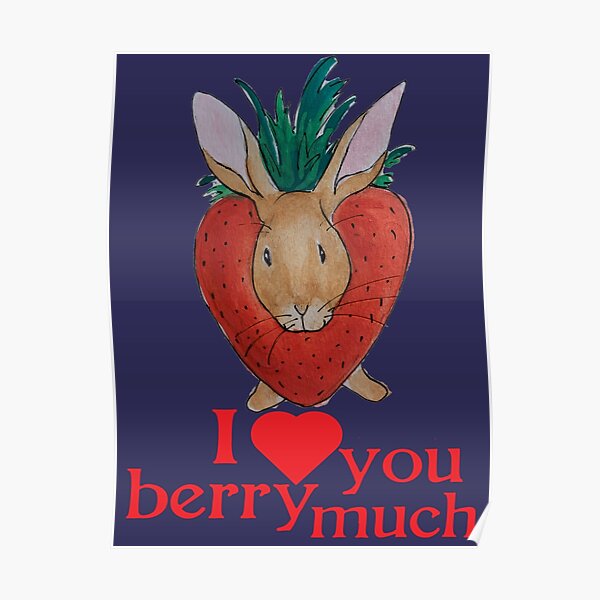 Funny Strawberry Pun Posters | Redbubble