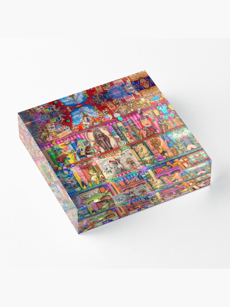 Alternate view of The Marvelous Circus Acrylic Block