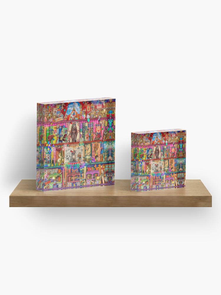 Alternate view of The Marvelous Circus Acrylic Block