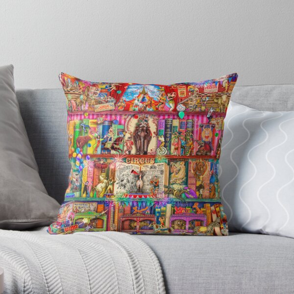 The Marvelous Circus Throw Pillow