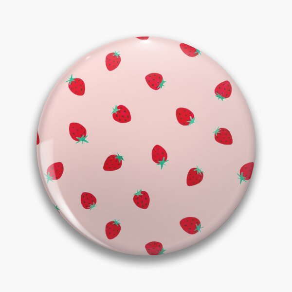 Item preview, Tossed Strawberries in Shortcake Pink designed and sold by franzandsabina.