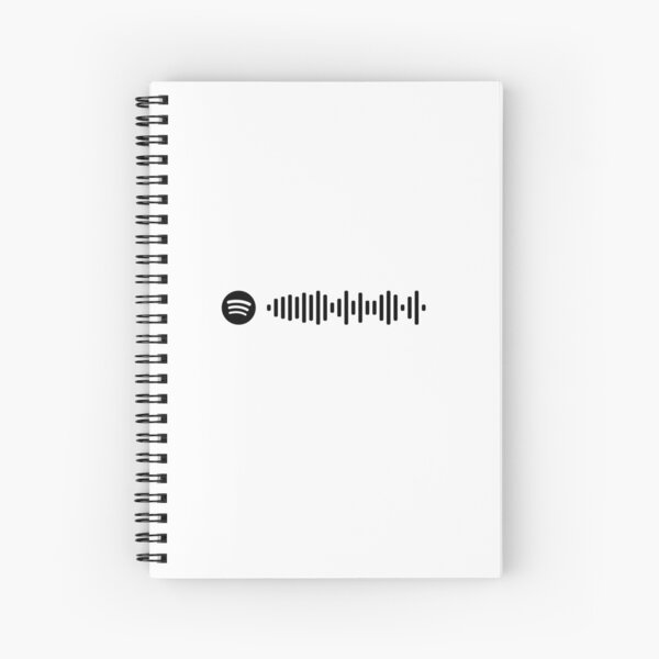 WAP Spotify Code Spiral Notebook