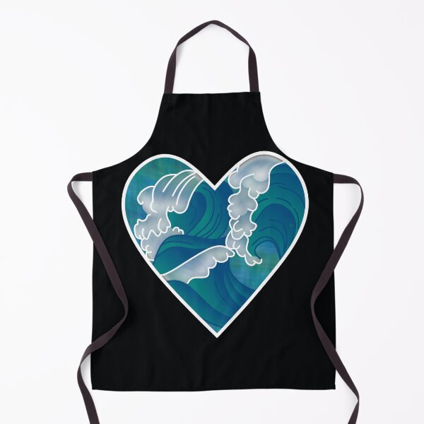Item preview, ocean wave heart designed and sold by MoonLilly18.