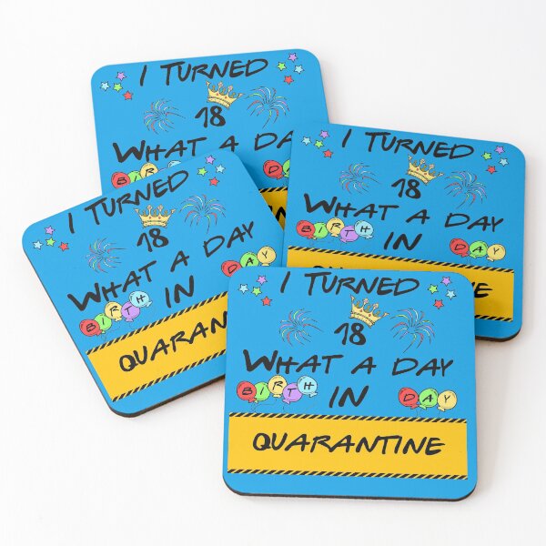 Item preview, 18th Birthday Quarantine Art Design designed and sold by aventi24.