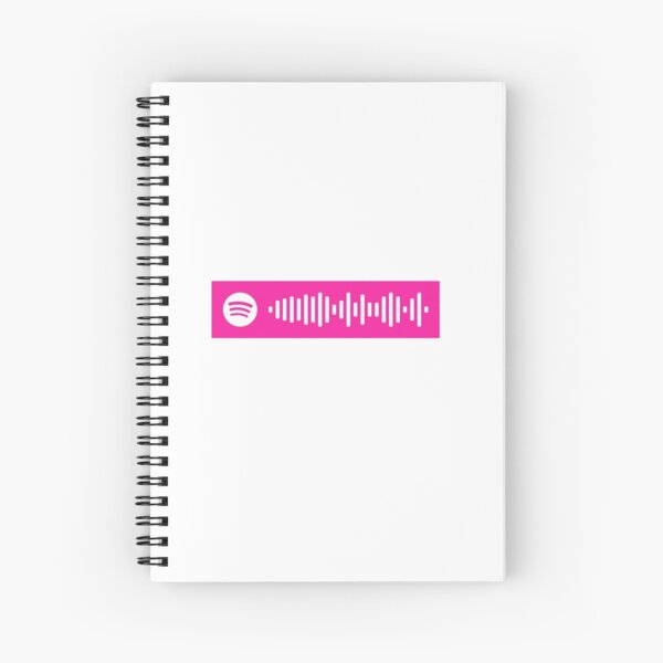 WAP Spotify Code Spiral Notebook