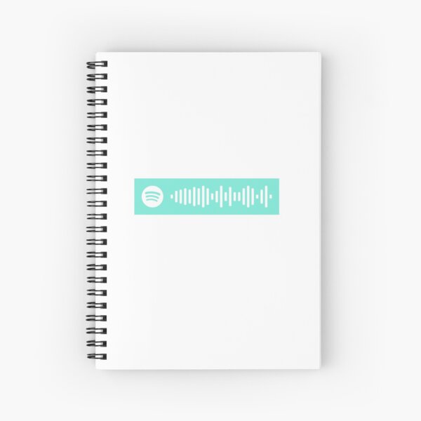 WAP Spotify Code Spiral Notebook