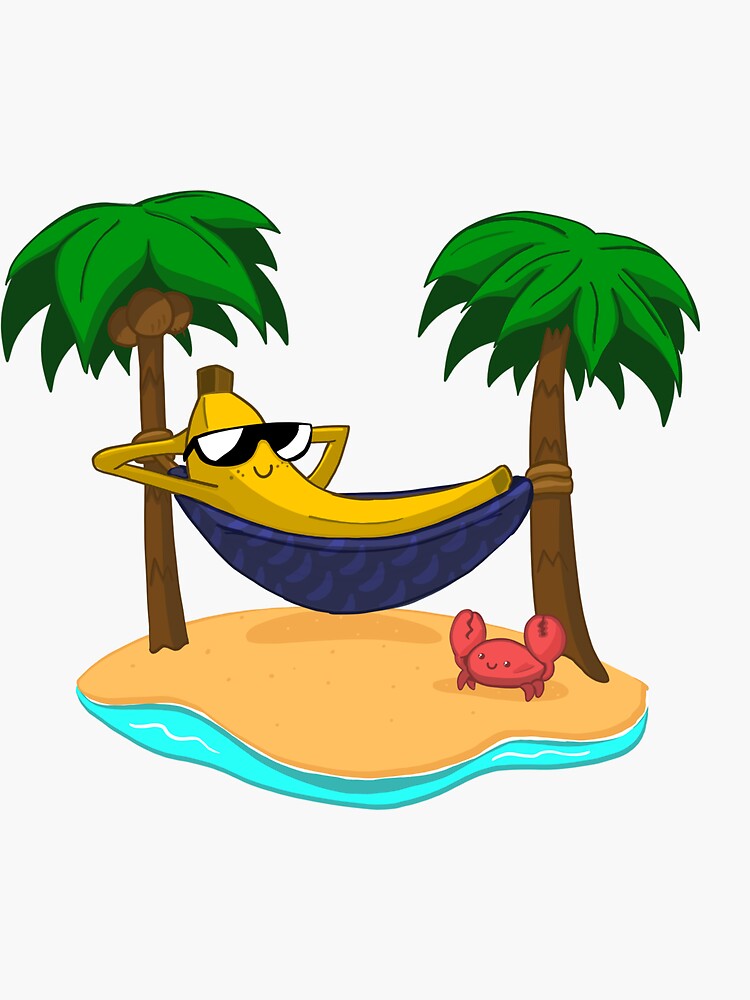 "Banana Hammock " Sticker for Sale by tabootees Redbubble