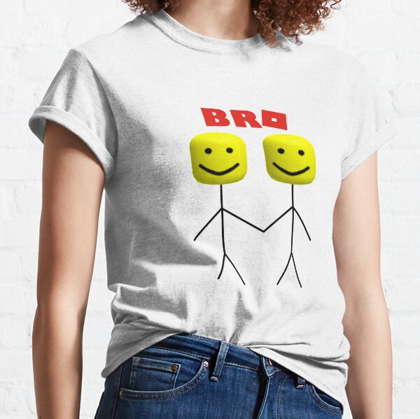 Broblox T Shirt By Feckbrand Redbubble - roblox oof mask by feckbrand redbubble