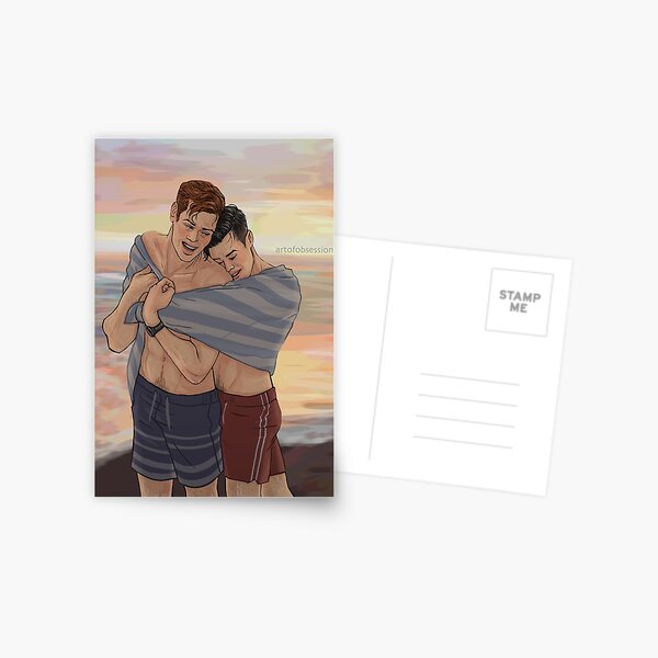 Beach Cuddles Postcard