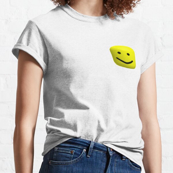 Camisetas Para Mujer Roblox Head Redbubble - bighead roblox camisetas redbubble