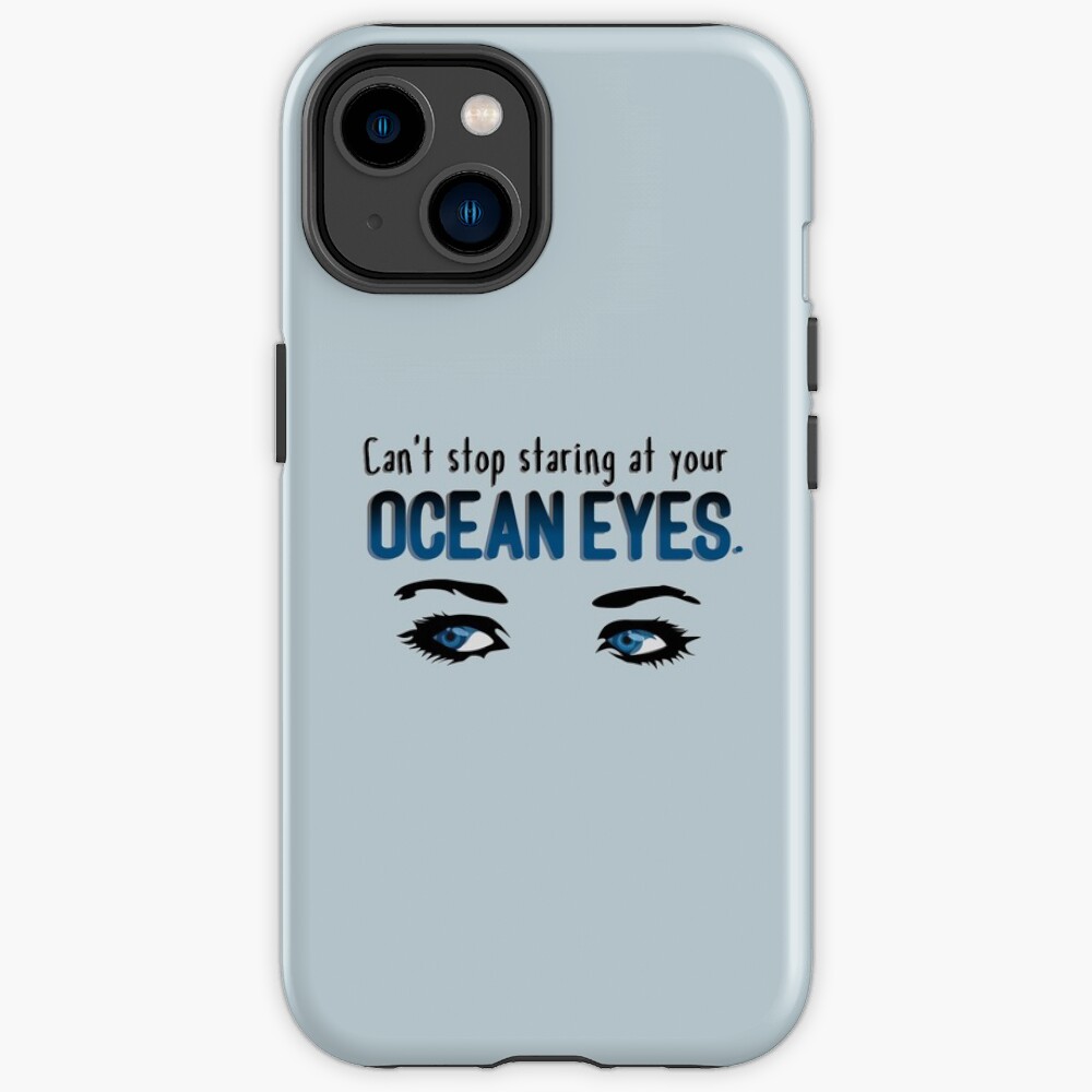 Staring At Your Ocean Eyes - Billie Eilish Design iPhone Case