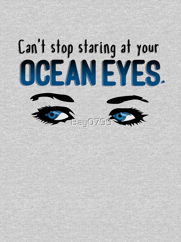 Staring At Your Ocean Eyes - Billie Eilish Design by Bay0799