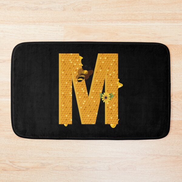 Item preview, Alphabet M Honeycomb Bee designed and sold by Fas Designs.