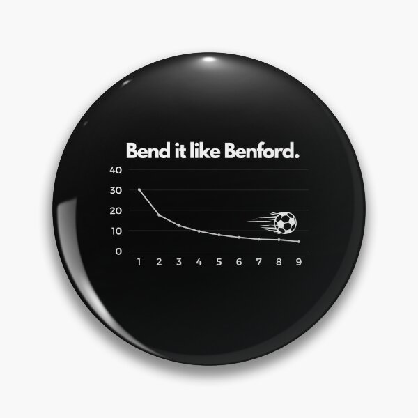 Item preview, Funny Bend it like Benford - Benfords Law - Bend it like Beckham designed and sold by sillyaprons.