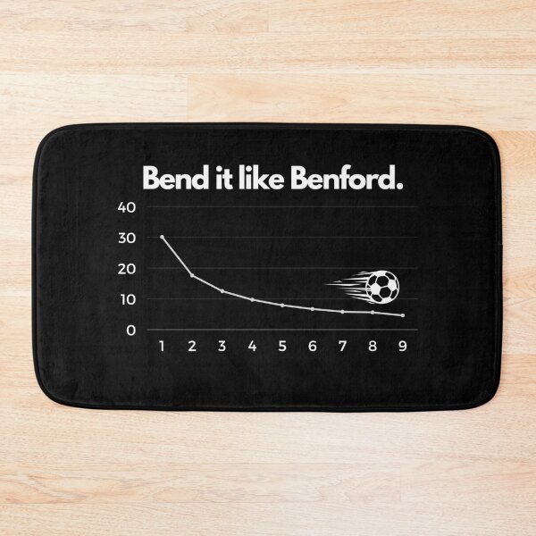 Item preview, Funny Bend it like Benford - Benfords Law - Bend it like Beckham designed and sold by sillyaprons.
