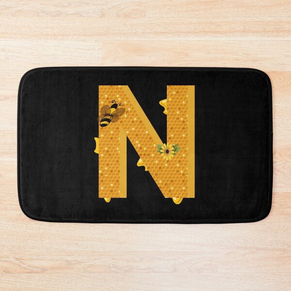 Item preview, Alphabet N Honeycomb Bee designed and sold by Fas Designs.