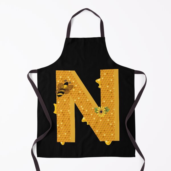 Item preview, Alphabet N Honeycomb Bee designed and sold by Fas Designs.