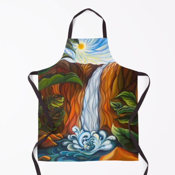 Item preview, Flowing Tropical Waterfall designed and sold by thaddeus-art.