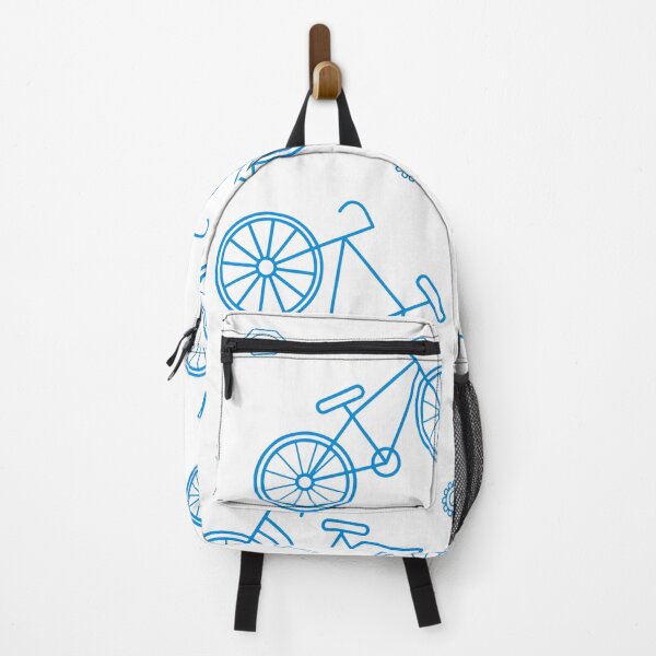 Item preview, Baby Blue Bicycle Decorative pattern designed and sold by Iconique Space.