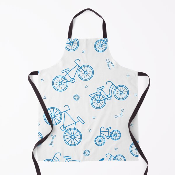 Item preview, Baby Blue Bicycle Decorative pattern designed and sold by Iconique Space.