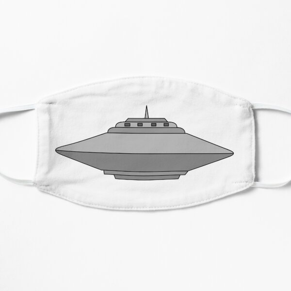 UFO Flying Saucer Alien Spaceship Cartoon Mask