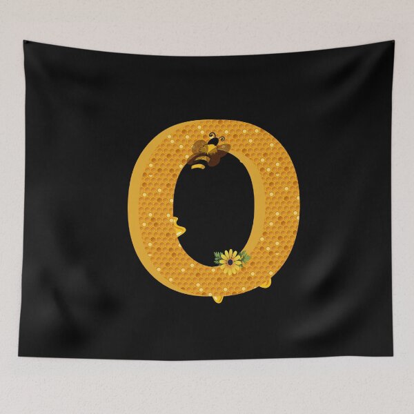Item preview, Alphabet O Honeycomb Bee designed and sold by Fas Designs.