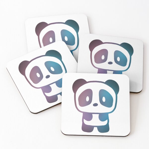 Item preview, Galaxy Panda - Purple and Blue Dark Fade designed and sold by Amanda Roos.