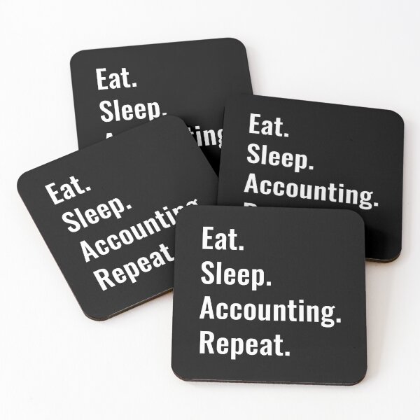 Item preview, Eat Sleep Accounting Repeat designed and sold by manishfzr1995.