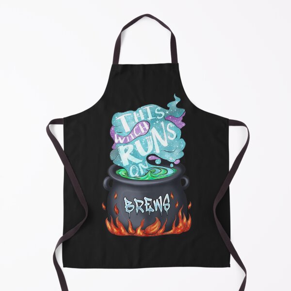 Item preview, This Witch Runs On Brews Goth Halloween Witches designed and sold by NicholiCosplay.