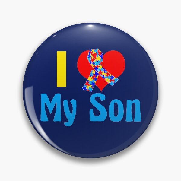 Item preview, I Love My Son Autism Awareness designed and sold by Epic Love Designs.