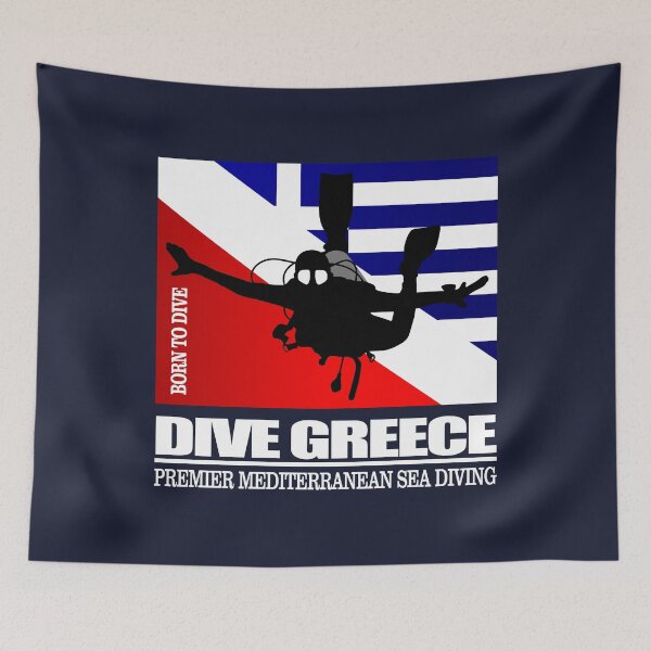 Item preview, Dive greece (DF2) designed and sold by curranmorgan.