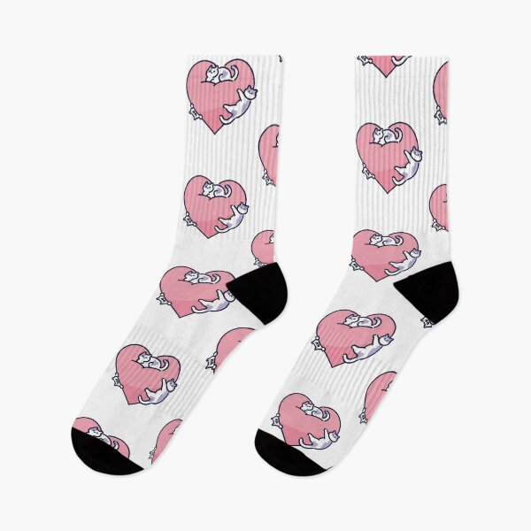 Item preview, Cats on a heart designed and sold by bebeshark.