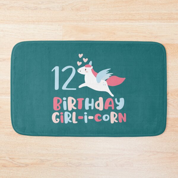 Item preview, Birthday Girl-i-Corn Unicorn Alicorn Lovers Happy 12th Bday design designed and sold by doodabobs.