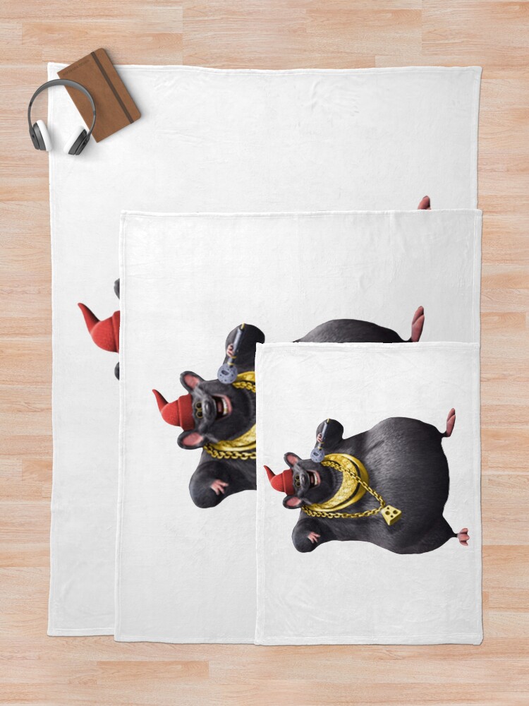 Biggie Cheese Fleece Blanket