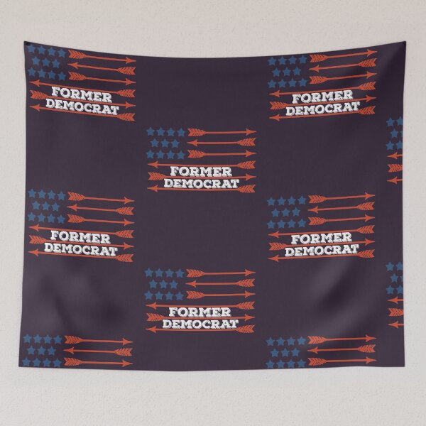 Item preview, Former Democrat Political Republican Trump Supporter print designed and sold by doodabobs.