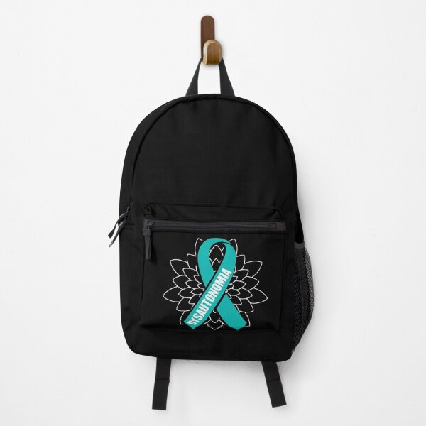 Item preview, Dysautonomia Geometric Art White Mandala  - Teal Awareness Ribbon in  October designed and sold by NotEnoughSpoons.