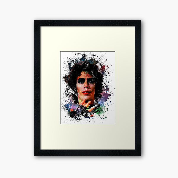 Dr. Frank N Horror Framed Art Print