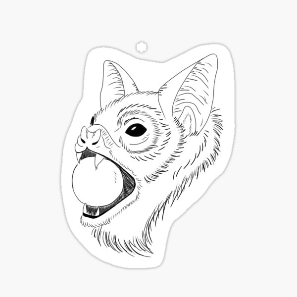 "Bat's Ball" Sticker for Sale by SpyderDie Redbubble