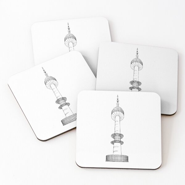 Item preview, NAMSAN SEOUL TOWER SILHOUETTE designed and sold by LLLUID.