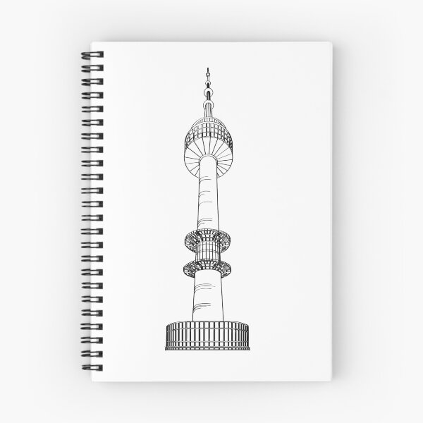 Item preview, NAMSAN SEOUL TOWER SILHOUETTE designed and sold by LLLUID.