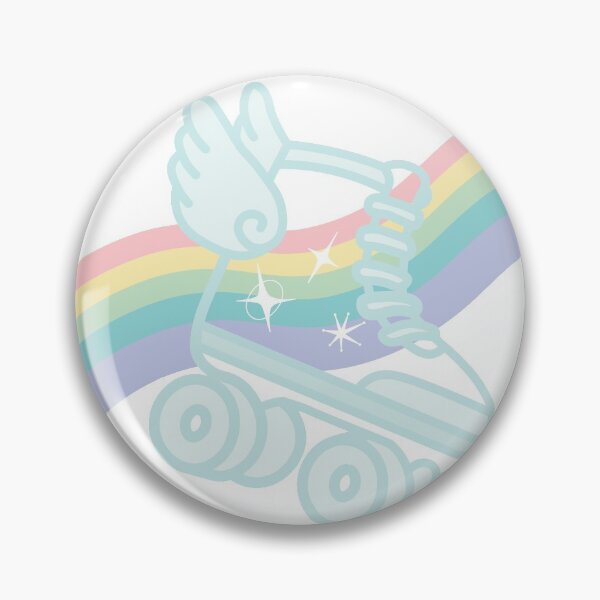 Item preview, Rainbow Skate - White Background designed and sold by ThePinkVat.
