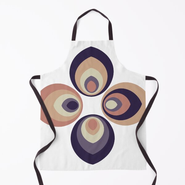 Item preview, Purple Peach Peacock Abstract Pattern designed and sold by candhdesigns.