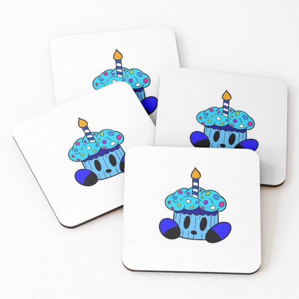 Item preview, Wilson blue cupcake designed and sold by AceTaylorDesign.
