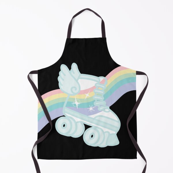 Item preview, Rainbow Skate - Black Background designed and sold by ThePinkVat.
