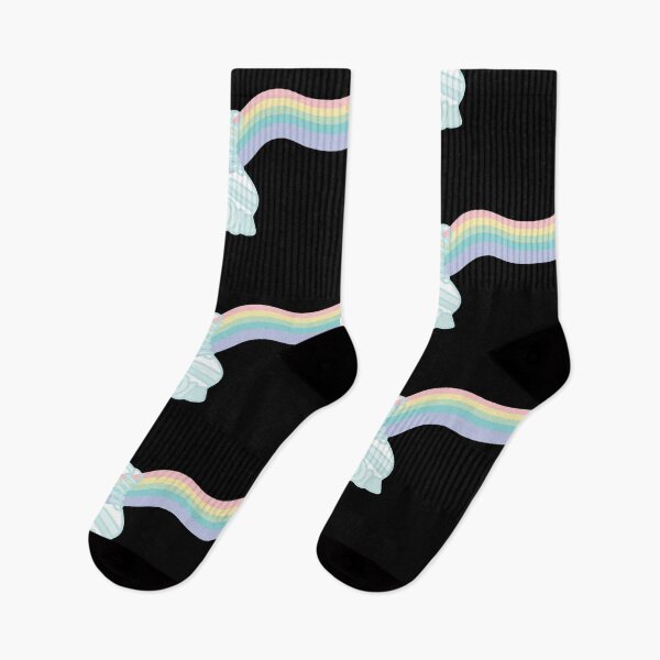 Item preview, Rainbow Skate - Black Background designed and sold by ThePinkVat.