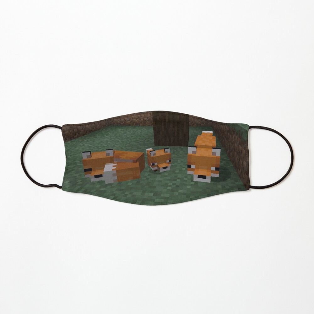 Minecraft Foxes Mask