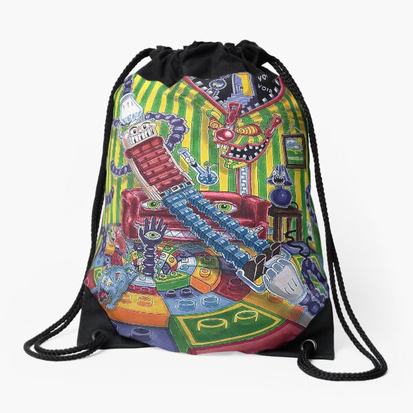 Accordion boy Drawstring Bag